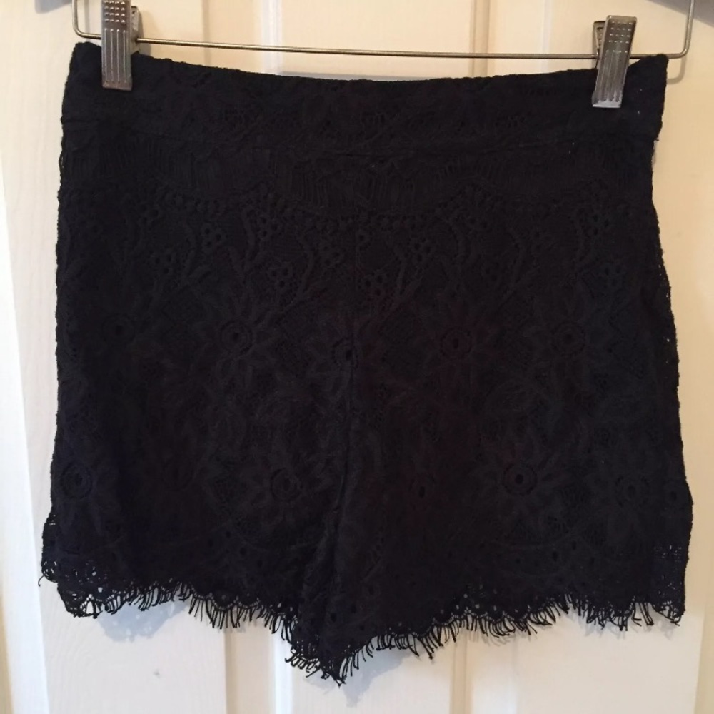 🆕🔥 Monteau Black Lace Shorts Extra Small XS